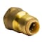 Quickfitting 3/8in Push-to-Connect x 1/2in FNPT Brass Female Straight Reducing Adapter Fitting LF840FR - alternate 1